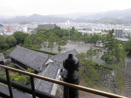 高知城から見える風景